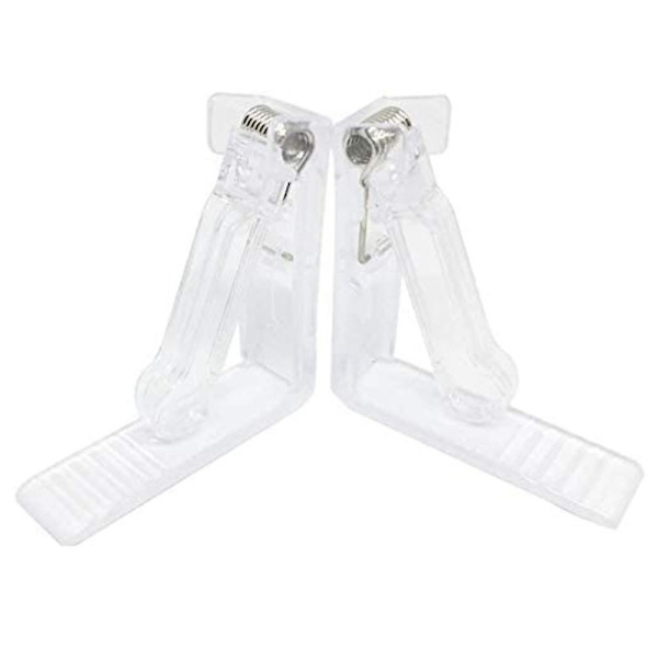 5st Dukklämmor Dukhållare Bordkjolklämmor White 5Pcs-5Pcs