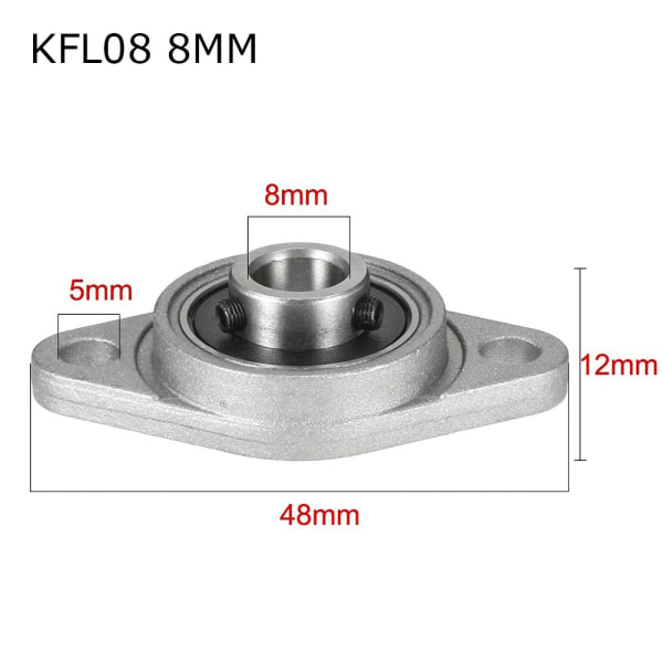 Tyynylohkolaakeri Painelaakeri KFL08 8MM KFL08 8MM KFL08 8MM