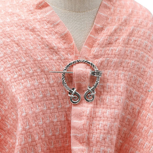 Viking Brosch Scarf Brosch SILVER STYLE-3 STYLE-3 Silver Style-3-Style-3