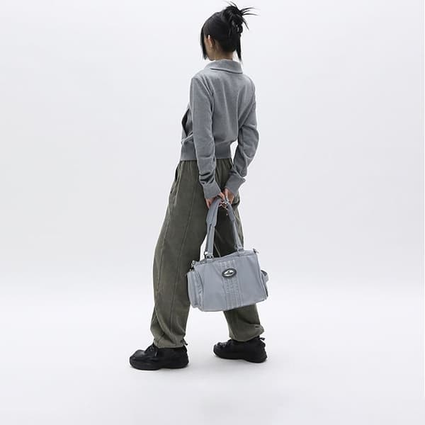Kangaskassi Single Olkalaukku GREY SMALL SMALL GREY SMALL-SMALL