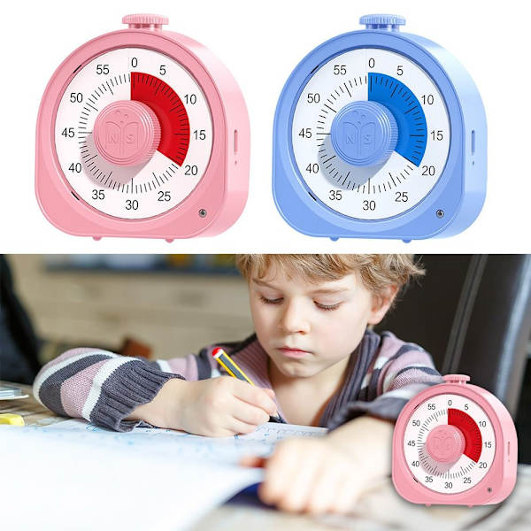 Visual Timer Ajastin Kello PINK Pink