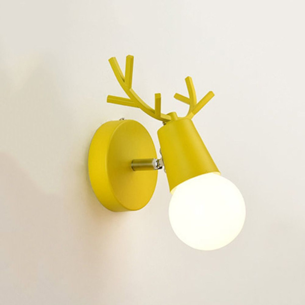 Antlers Vägglampa GUL JÄRN JÄRN yellow Iron-Iron