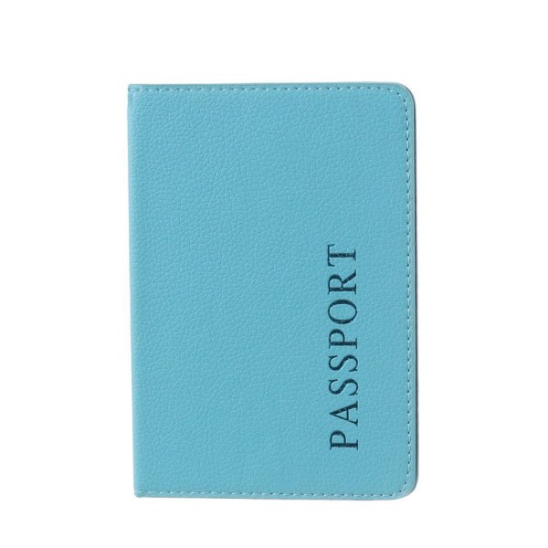 Passholder Protector Case Cover LYS BLÅ Light Blue