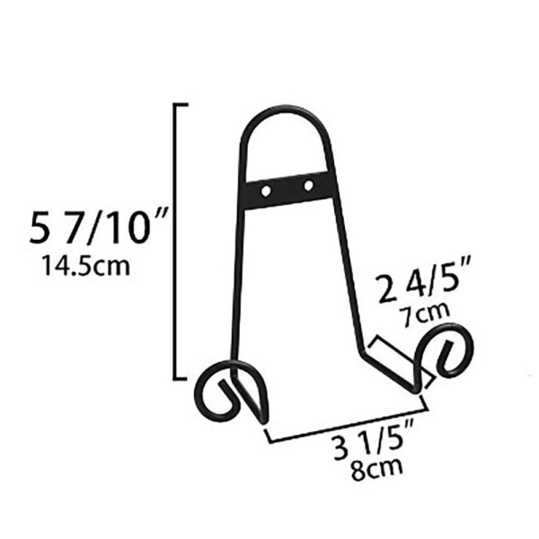 1/4 stk Vegghengende skjermstativ Veggskjerm staffeli 6 STK 6 STK 6pcs