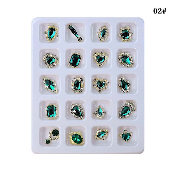 Kynsien strassit 3D Shining D D D