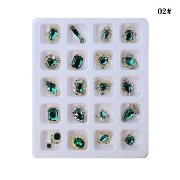 Nail Rhinestones 3D Shining D D D