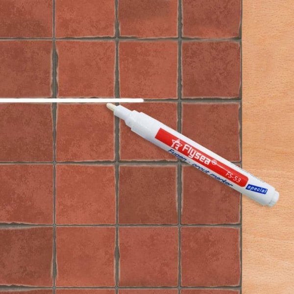 Tile Repair Pen Keramisk Flise Søm Gap Filler BEIGE Beige