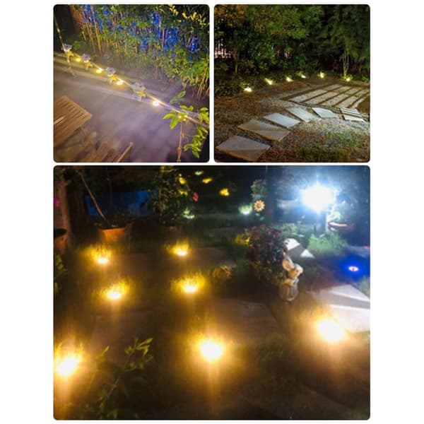 17LED Night Buried Light Solar Ground Light VÄRIVALO colored light