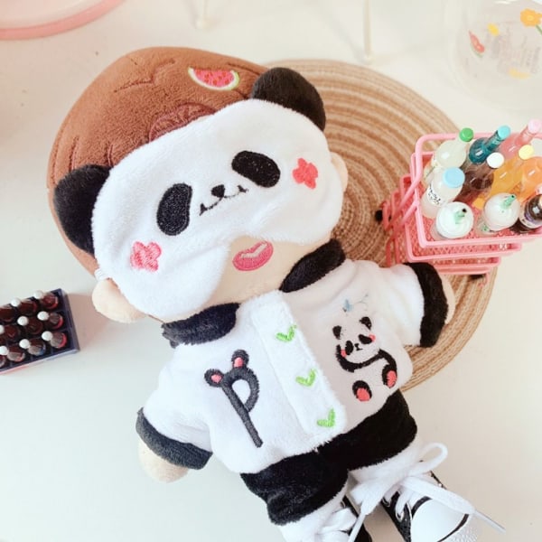 Dockkläder Panda Clothes Coat 3 3 3