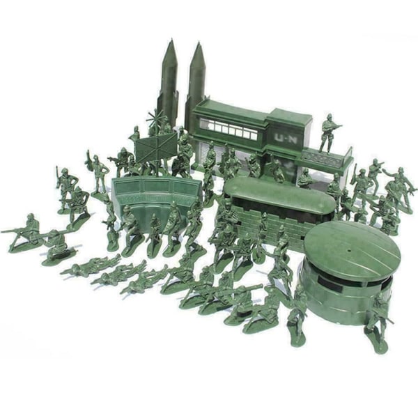 56 kpl Military Playset Soldier Model Miesten leikkisetit