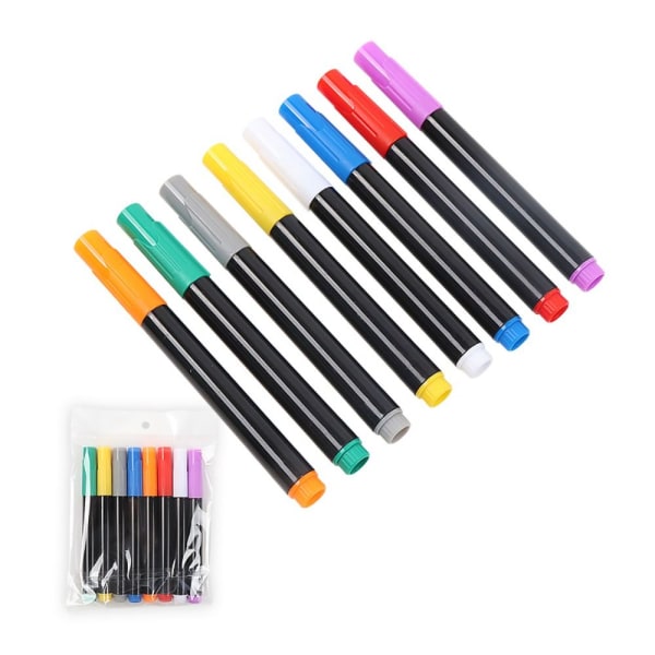 Whiteboard Pen Slettbare markører 8 STK 8 STK 8pcs