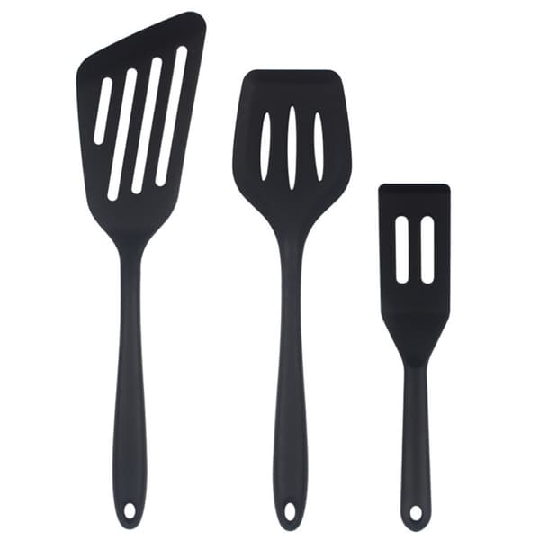 4 stk Silikonspatelsett Silikonspatel Turner FIRE-DELS four-piece