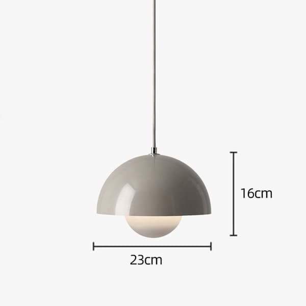 LED hængende loftlampe GRÅ grey