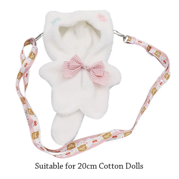 20cm Dockkläder Dockbodysuit VIT White