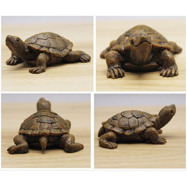 2 stk Skildpadde Resin Craft Simulation Mini Skildpadde Skildpadde 2pcs