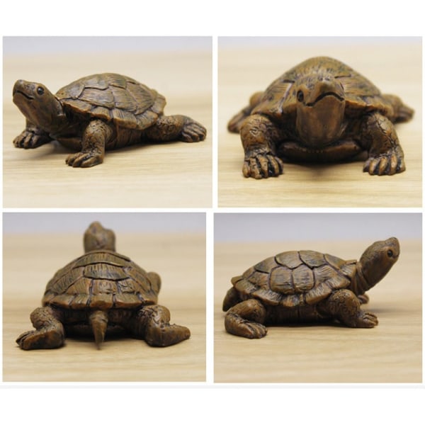 2st sköldpadda Resin Craft Simulation Mini Turtle Tortoise 2pcs