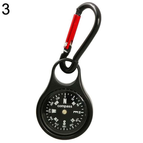 1/2kpl Outdoor Hook Compass Mini Metal Compass 3 3 3