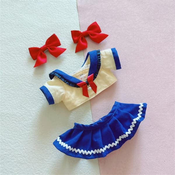Dockkläder Plysch dockkläder Docka sjömansuniformkjol