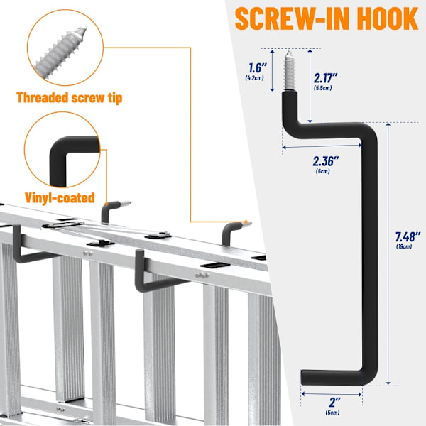 Stegekrokar Cykelkrokar Utility Hangers Set