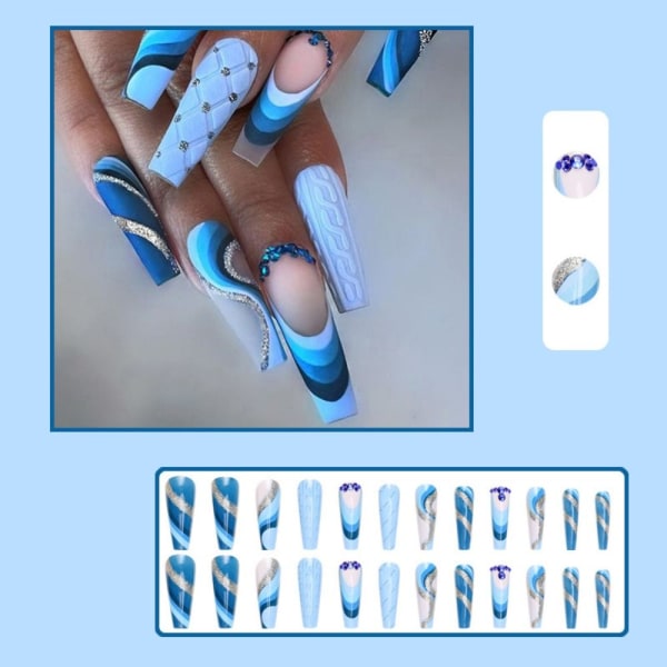 Fake Nails Long T-form 2 2 2