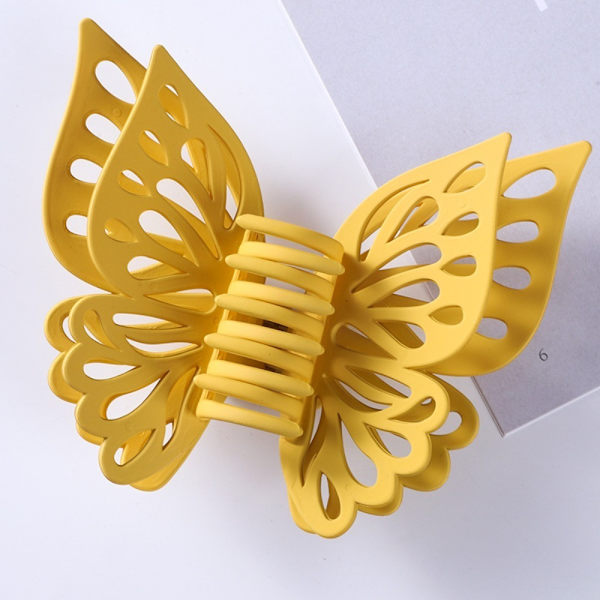 2kpl Hiuskynsipidikkeet Hollow Butterfly Hiusneula MUSTA Black