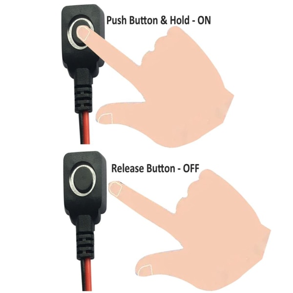 Momentan Push Button Switch Klistra in Installation Switchar Bil