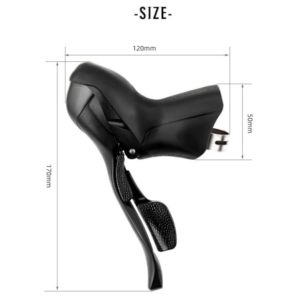 Cykelskifter Cykelstyr 2X11 SPEED 2X11 SPEED 2x11 Speed