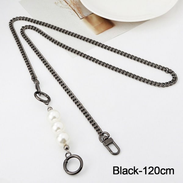 Golden Balls Chain Ikke-fading Chain SORT 120CM Black 120cm