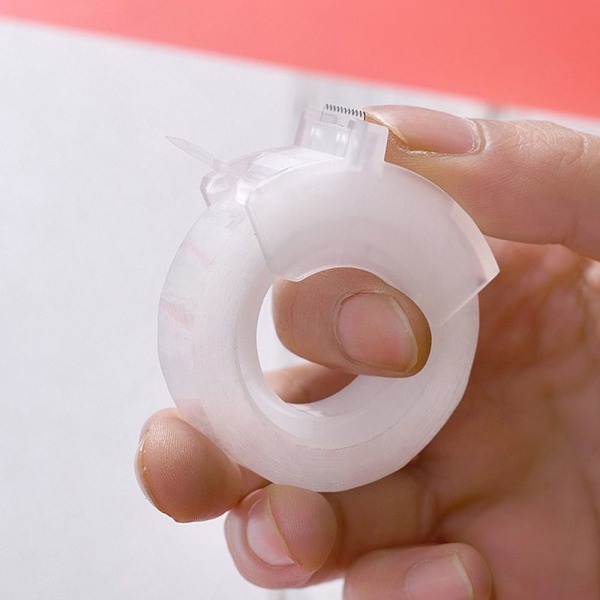 2 STK Tape Cutter Tape Dispenser HVIT white