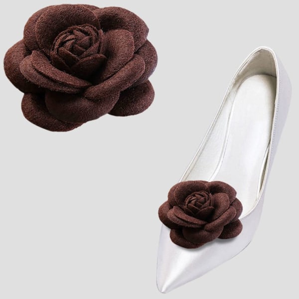 2kpl Shoe Decorations Clip Charm solki MUSTA black