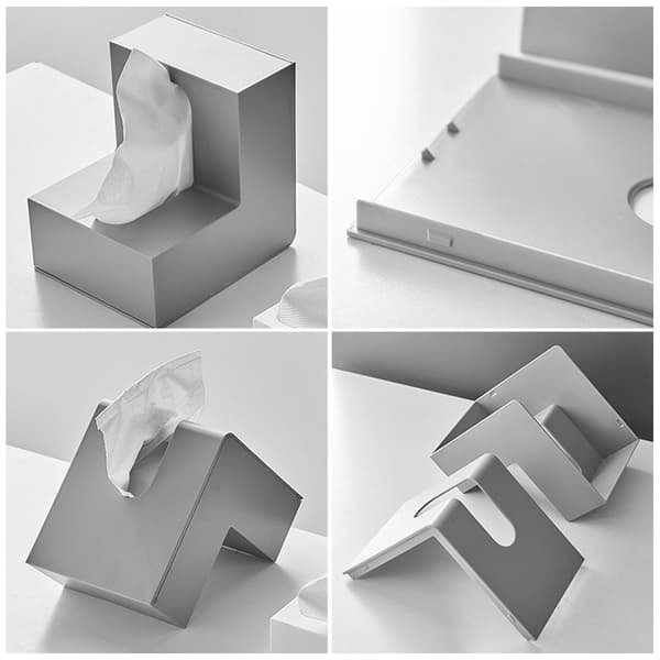 Case för mjukpapper grey