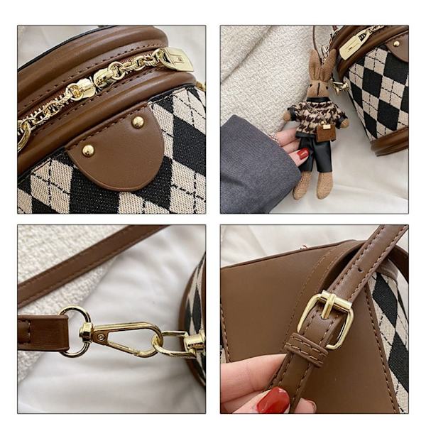 Bucket Bag Handväska för kvinnor Messenger Bag brown