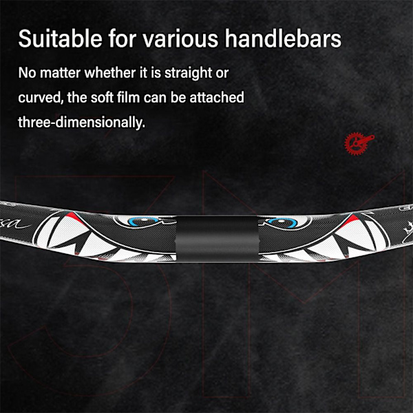 Skyddsdekal för cykelstyre Cykelvevdekaler handlebar 3