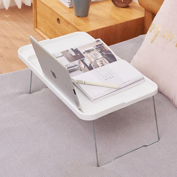 Laptop Seng Skrivebord Sengebord HVID white