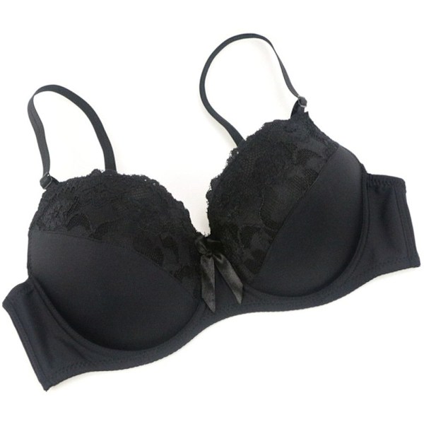 Damunderkläder Blommig BH VIT 36C 36C white 36C-36C