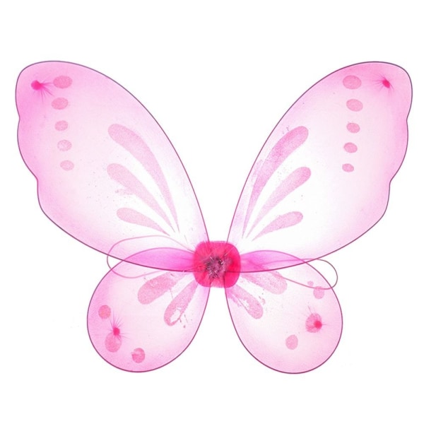Fairy Wings Dress-Up Wings ROSE RED Rose red