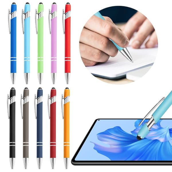 5 STK Touch Screen Kuglepen Sort Black