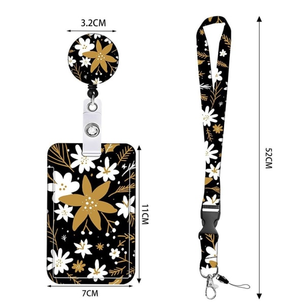 ID-mærkeholders navneskilt Lanyard 4 4 4