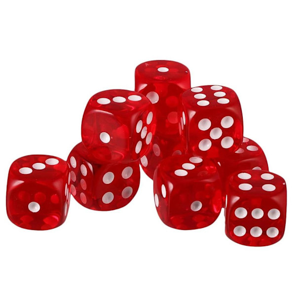 20 stycken sexsidiga D6-tärningar för D&D RPG