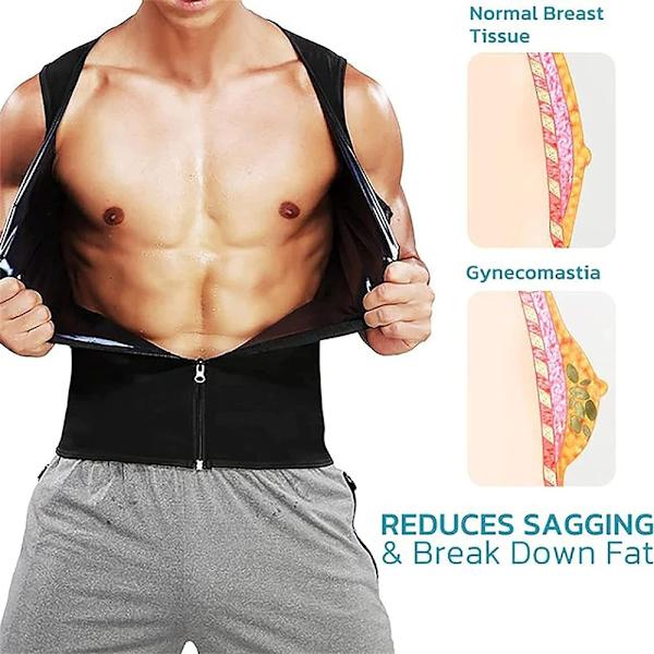 Compress Zipper Vest Shaping Vest 4XL 4XL 4XL
