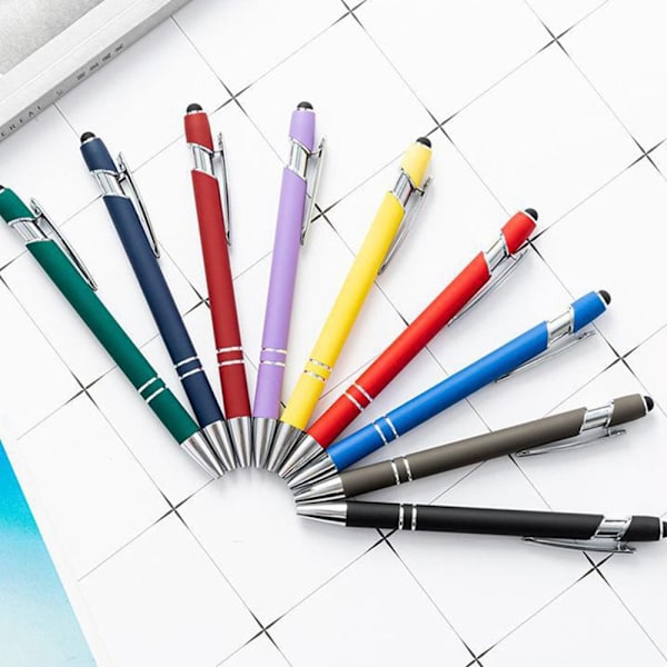 5 STK Touch Screen Kuglepen Sort Black