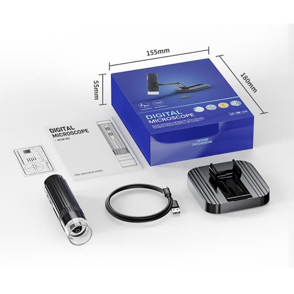 Digitala mikroskopmätinstrument VIT USB USB White USB-USB