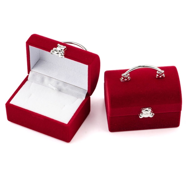 Korulaatikko Ring Box PUNAINEN Red