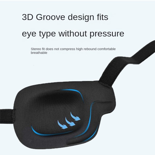 2 stk Amblyopia Øjenmaske Blindfold SORT HØJRE ØJE HØJRE ØJE black right eye-right eye
