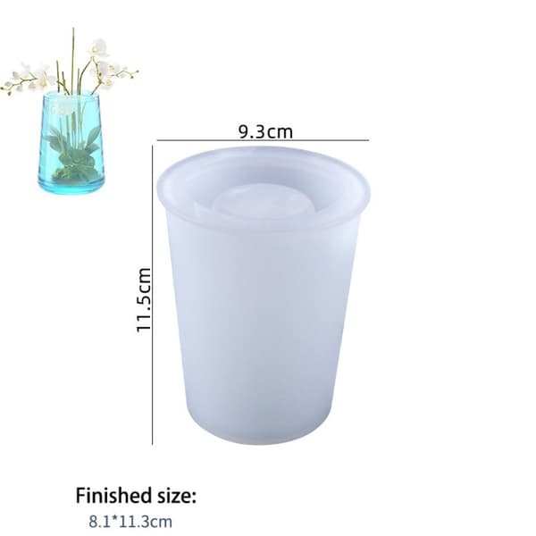 Vase Silikoneform til urtepotteforme 10 10 10