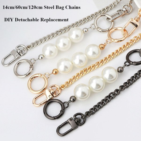 Golden Balls Chain Non-bleking Chain SVART 14CM Black 14cm