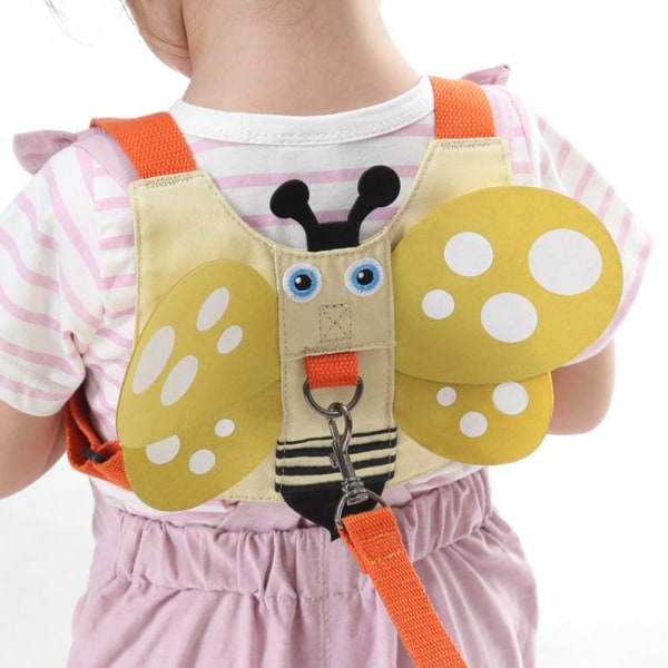Anti-förlorat bälte för småbarn Toddler GUL BEE yellow bee