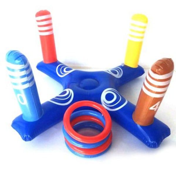 Uppblåsbar Ring Kasthylsa Spel Flytande poolleksaker SET-3 Set-3