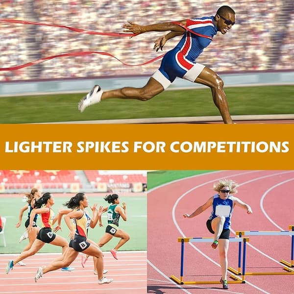 20stk Track Spikes Carbon Spikes SORT Black