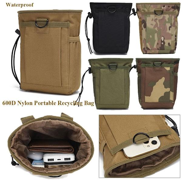 Kannettava kierrätyspussi ulkokäyttöön Molle Pouch 2 2 2